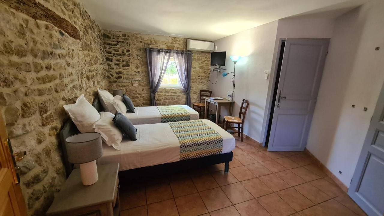 Logis Hotel La Bastide Saint Bach Suze-la-Rousse Exterior photo